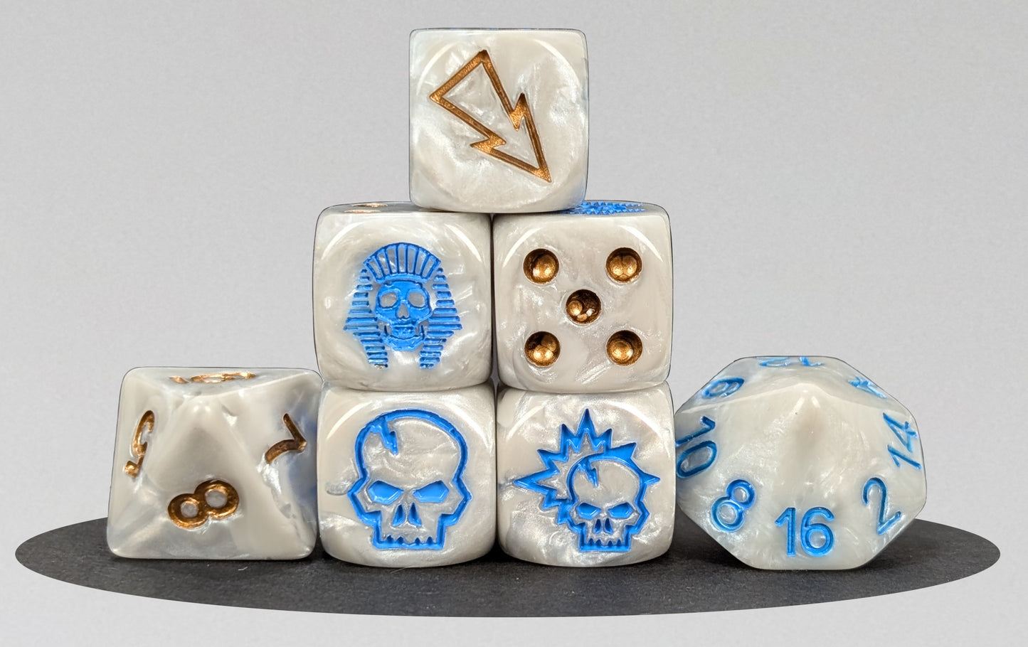 Khemri Set Bloody Football Dice