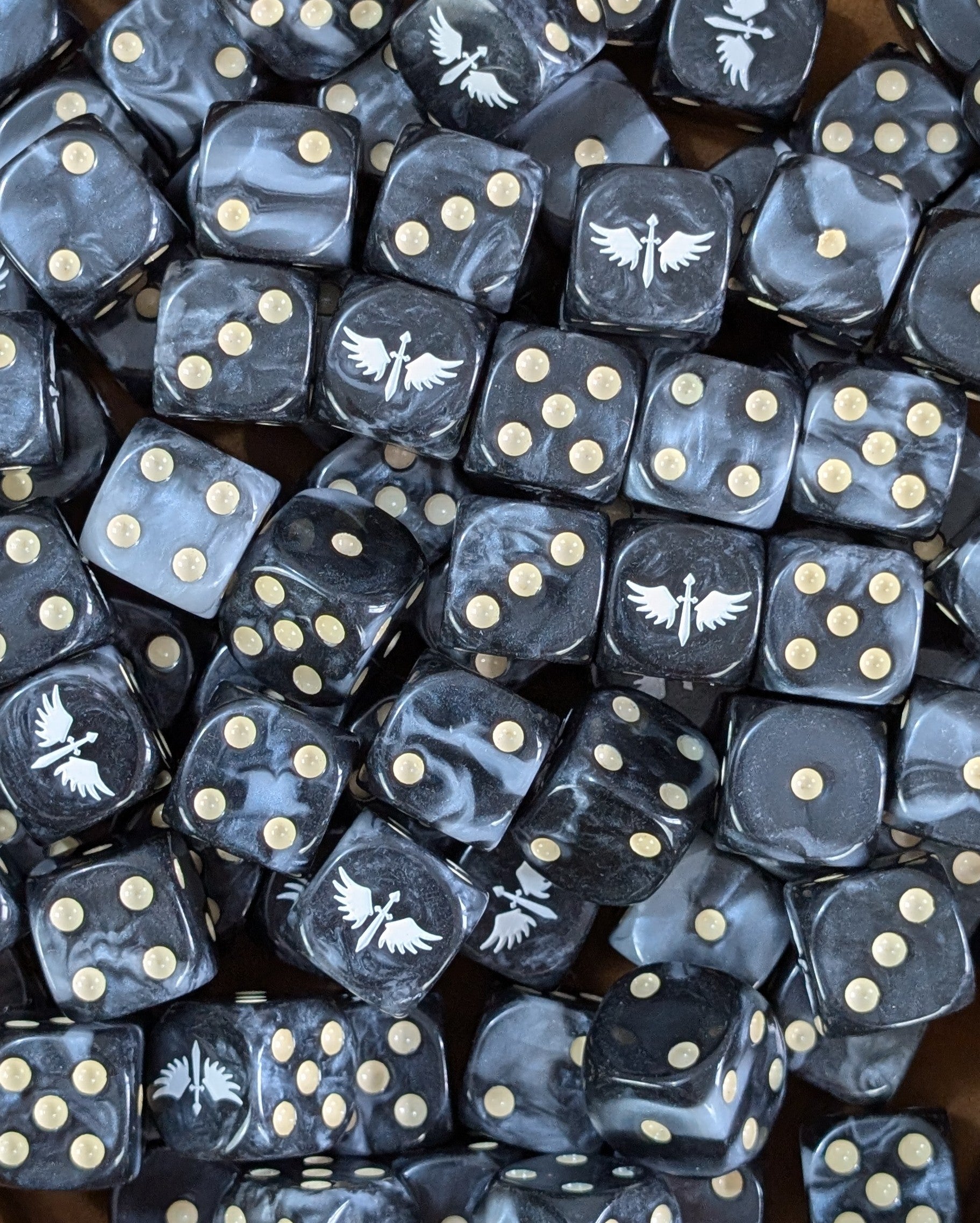 Dark Angels second company dice for kill team