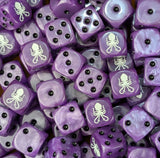 Custom resin D6 dice for sci-fi knight armies