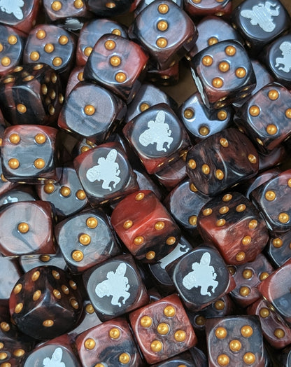 One Piece inspired Jump Man resin dice