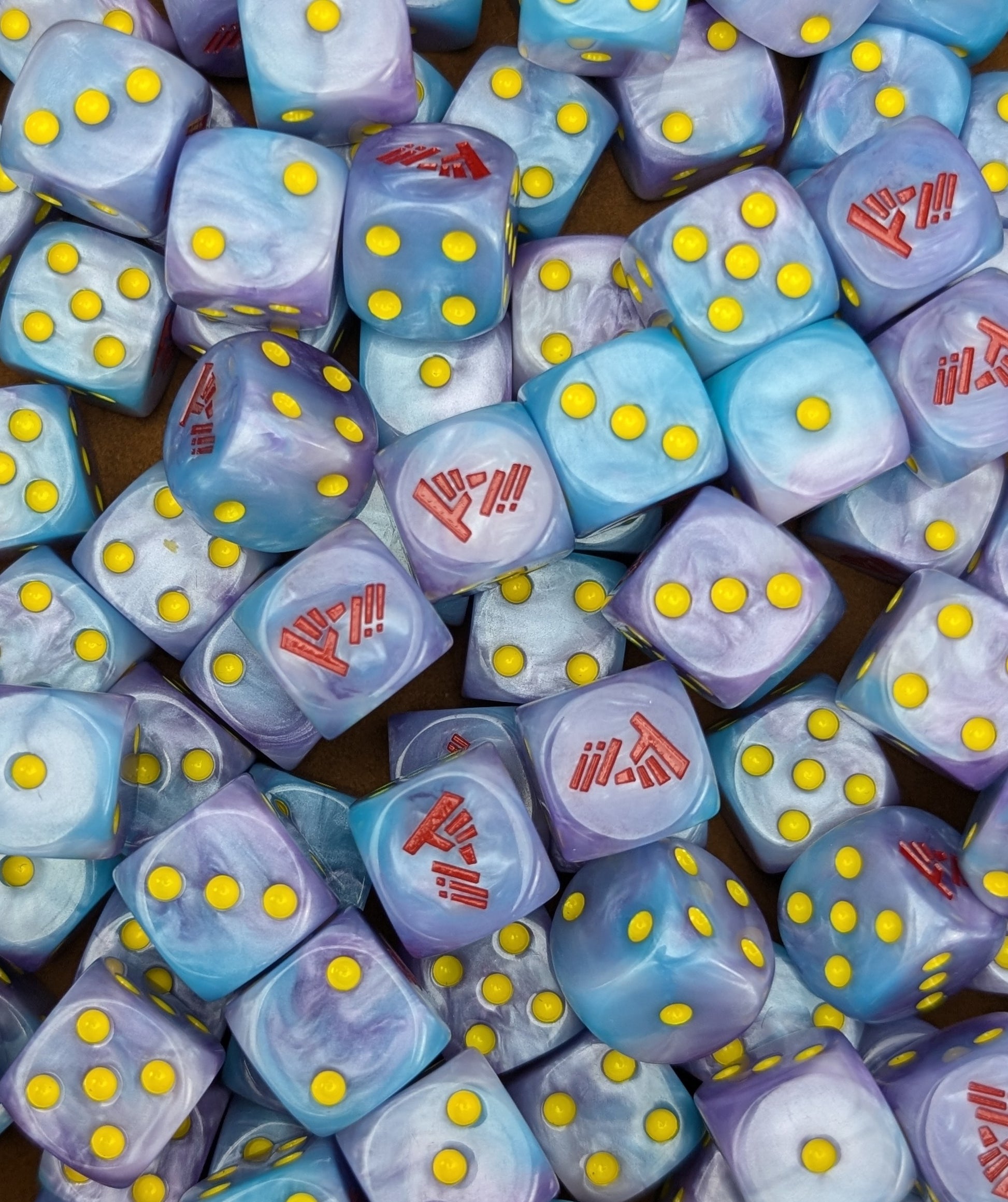 Multicolor TCG DON dice for energy and resource play