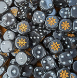 Custom resin D6 dice for sci-fi dark gods warbands