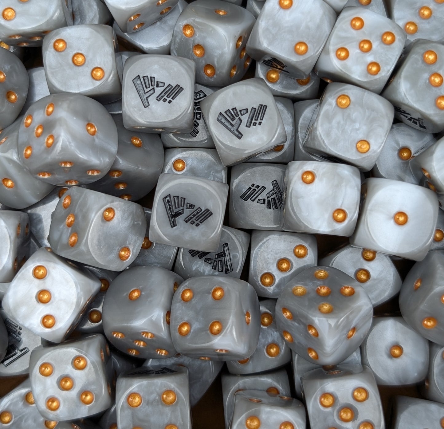 One Piece DON tracker white and gold dice