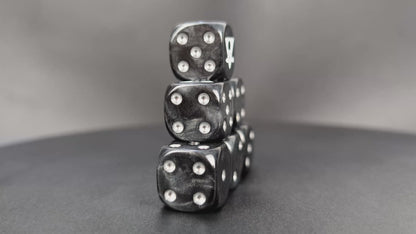 Grimdark kill squad shadow dice set for RPGs and wargames