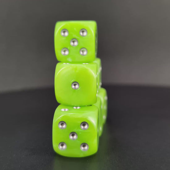 Grimdark tomb world dice set for RPGs and sci-fi tabletop battles