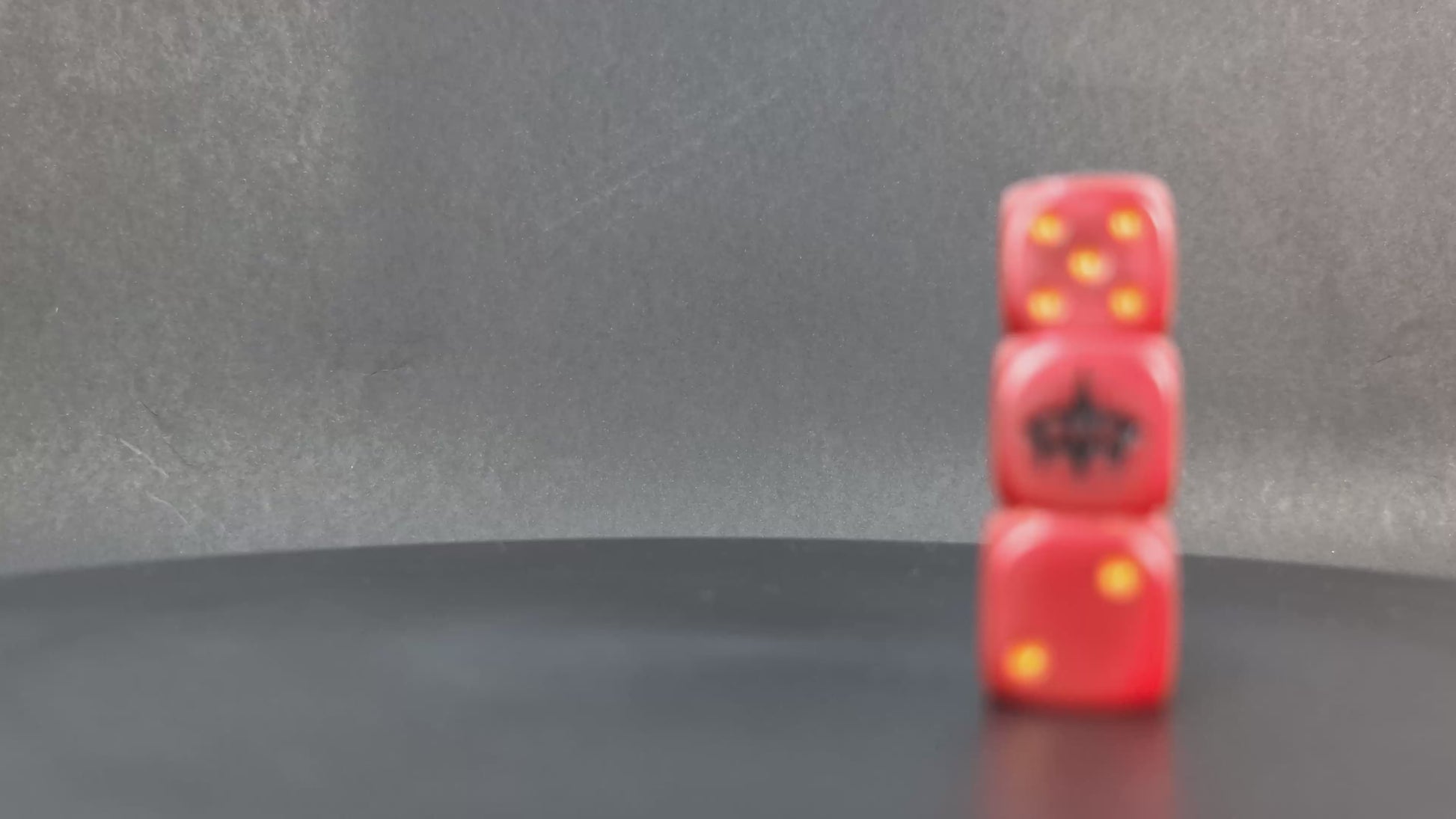 Dark lord themed tabletop dice