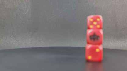 Dark lord themed tabletop dice