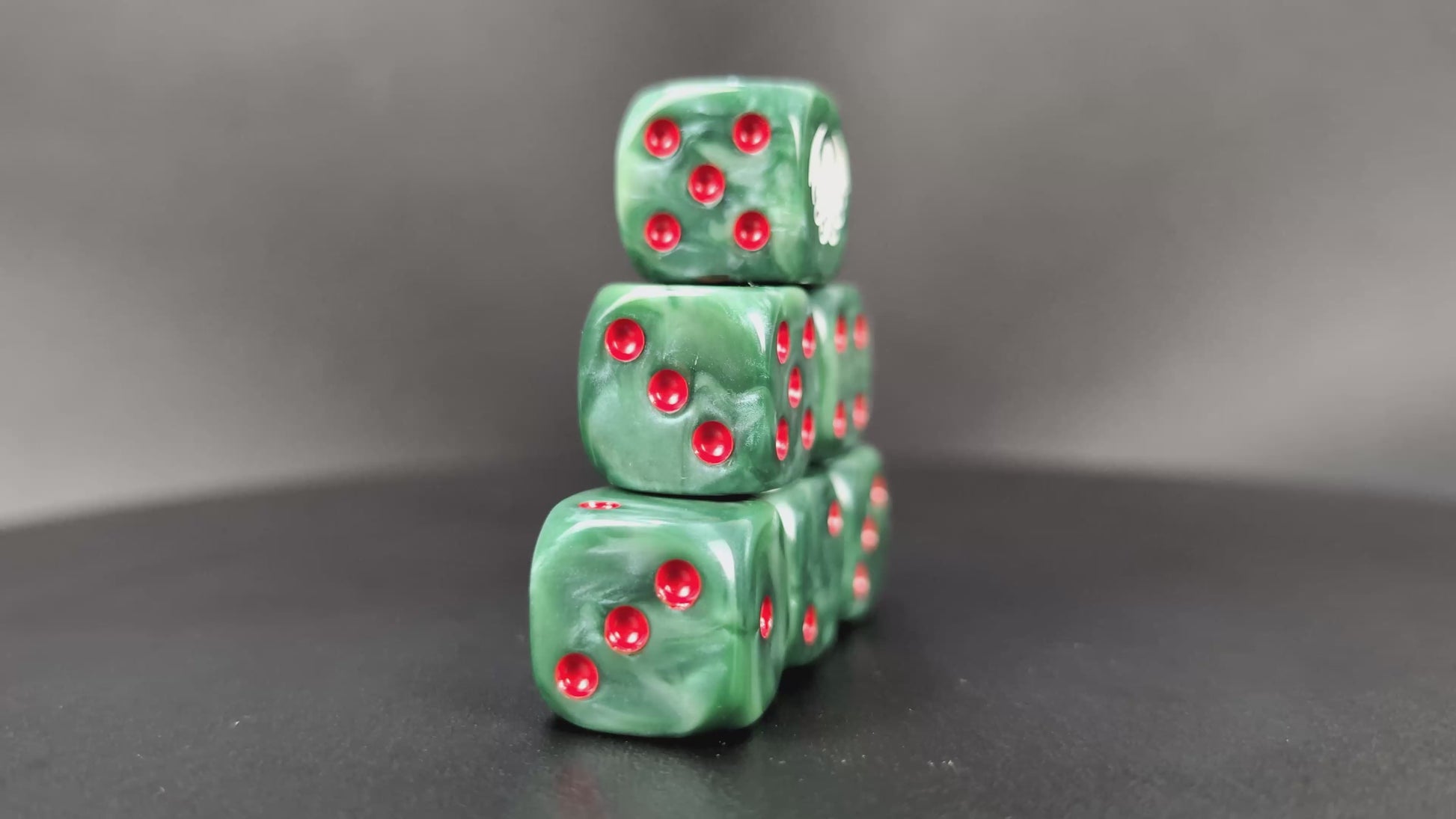Tabletop dice inspired by ancient gods and madness