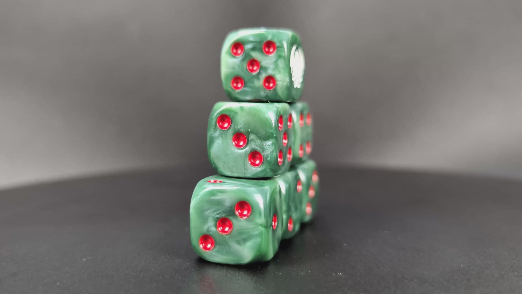 Tabletop dice inspired by ancient gods and madness