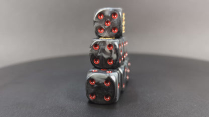 Grimdark xenos hunter dice set for RPGs and sci-fi wargames