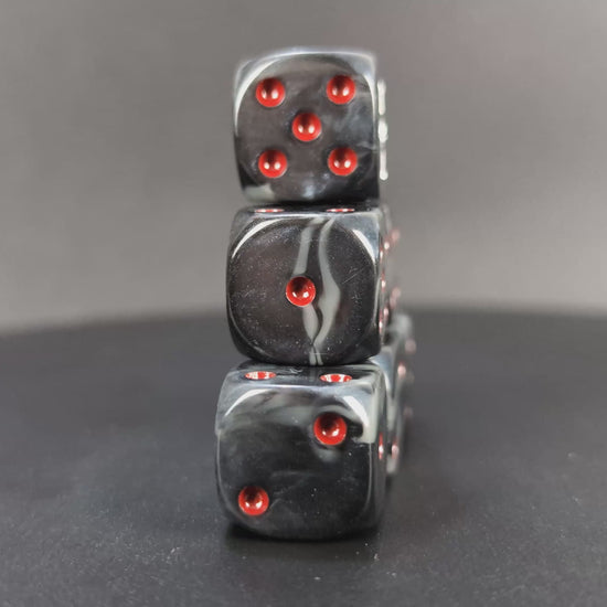 Grimdark inquisitor dice set for RPGs and sci-fi skirmish games