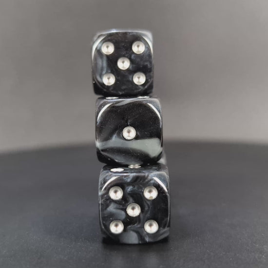 Grimdark dwarven legion dice set for RPGs and miniature games
