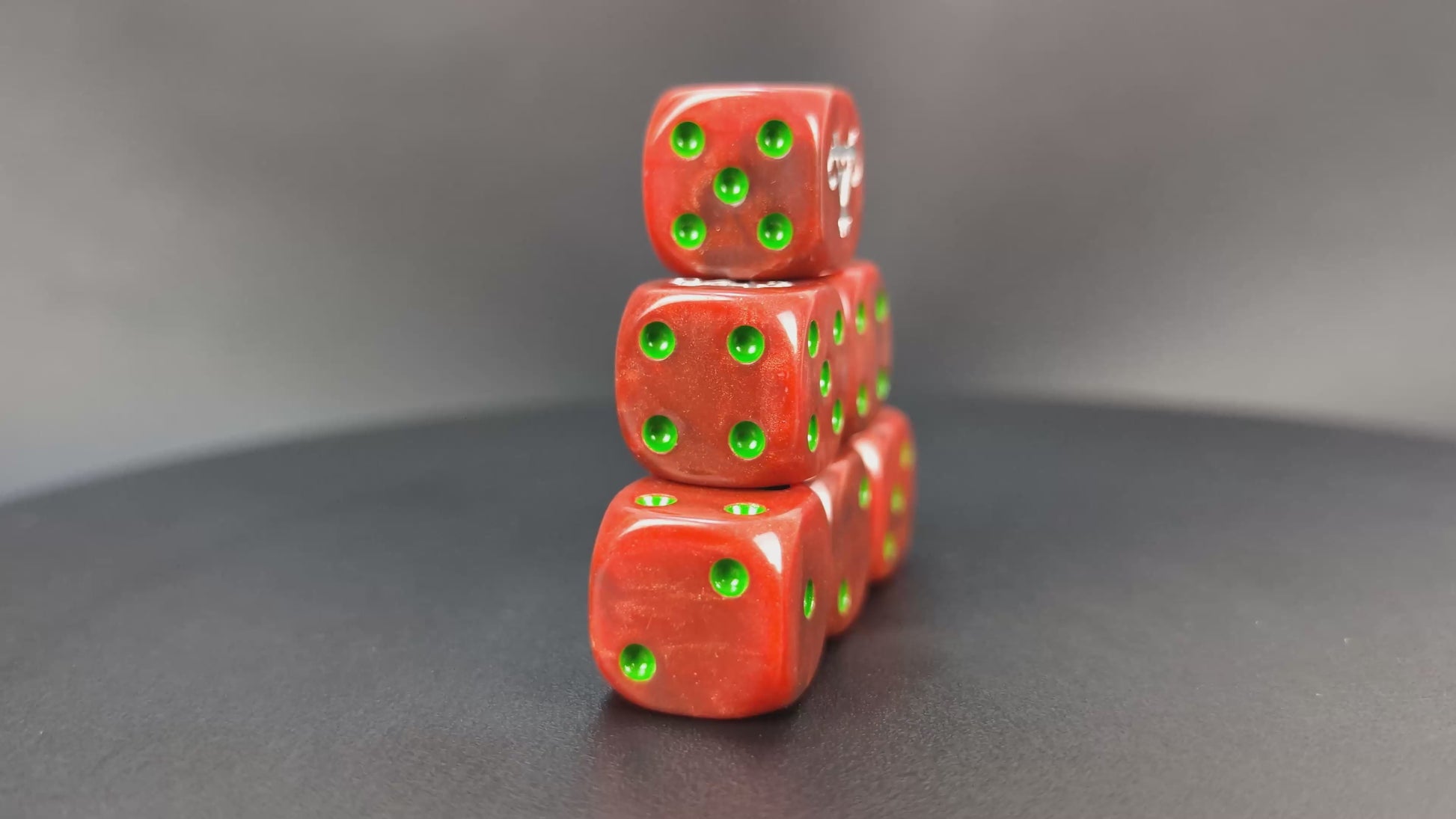 Grimdark ratmen dice set for RPGs and fantasy tabletop battles
