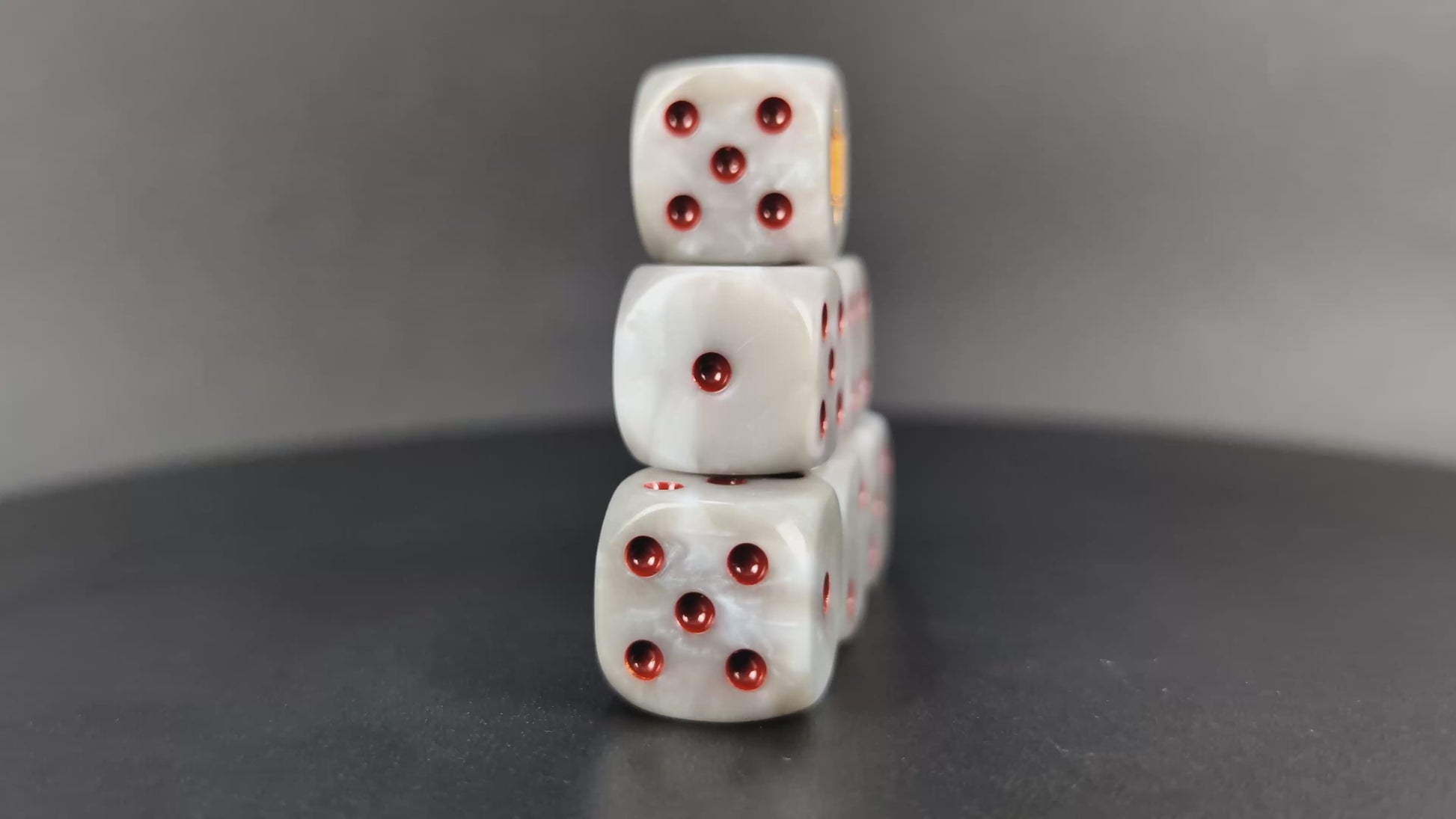 Grimdark daemon hunters dice set for RPGs and sci-fi wargames