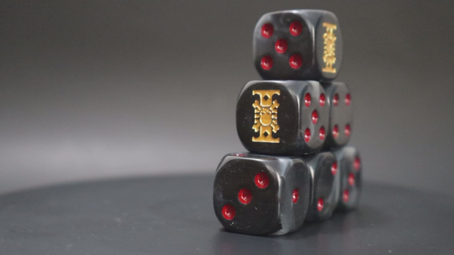 Death Vigils Dice – Custom Resin D6 for Grimdark Elite