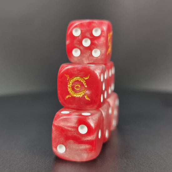 Heresy era Legion XV dice set for RPGs and grimdark wargames