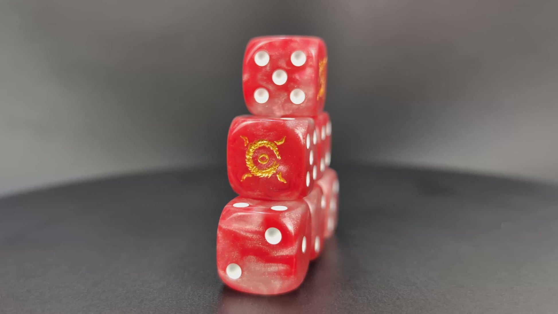 Heresy era Legion XV dice set for RPGs and grimdark wargames