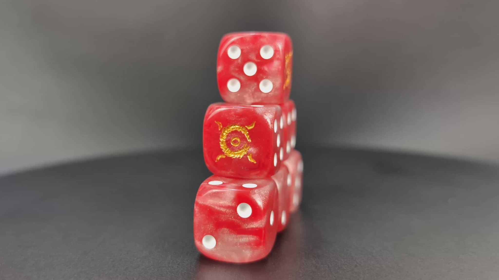 Heresy era Legion XV dice set for RPGs and grimdark wargames