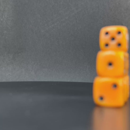 Resin D6 for volcanic rune armies in AoS