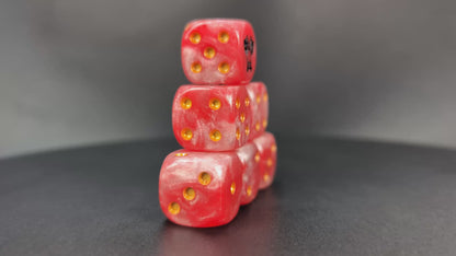 Grimdark chainaxe legion dice set for RPGs and sci-fi wargames
