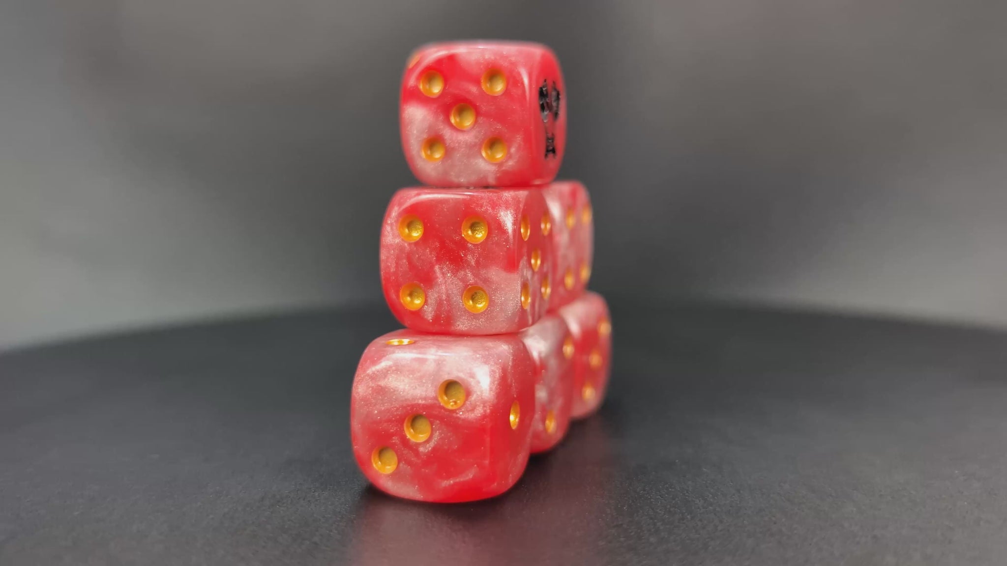 Grimdark chainaxe legion dice set for RPGs and sci-fi wargames