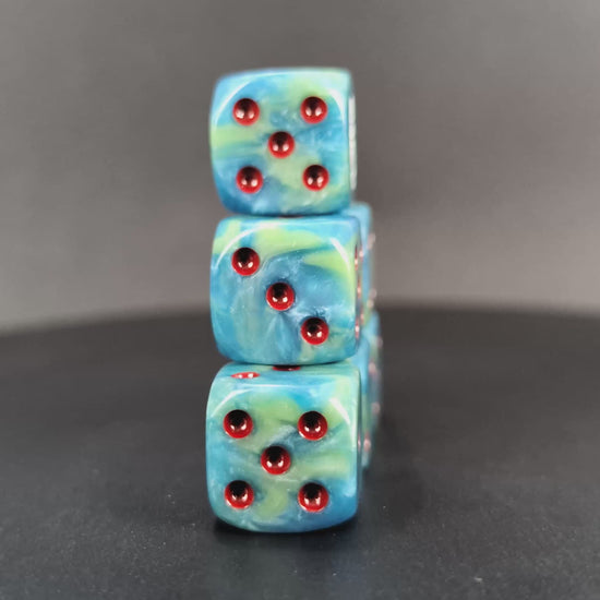 Grimdark forge guild dice set for RPGs and miniature wargames