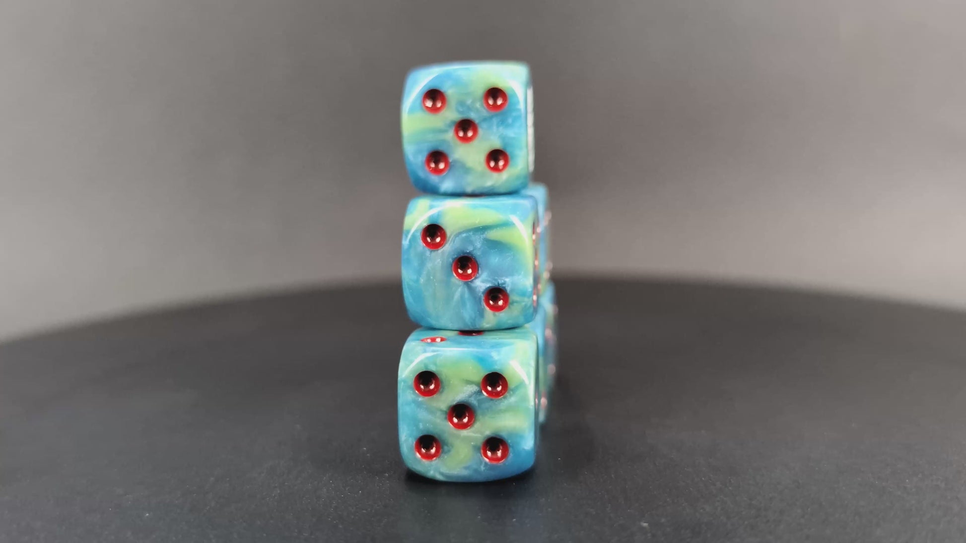 Grimdark forge guild dice set for RPGs and miniature wargames