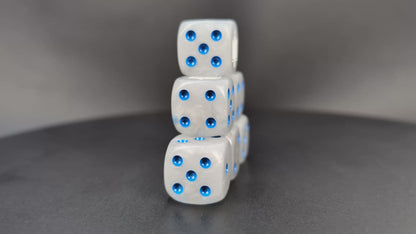 Warhammer Grey Knights dice set for RPGs and grimdark wargames
