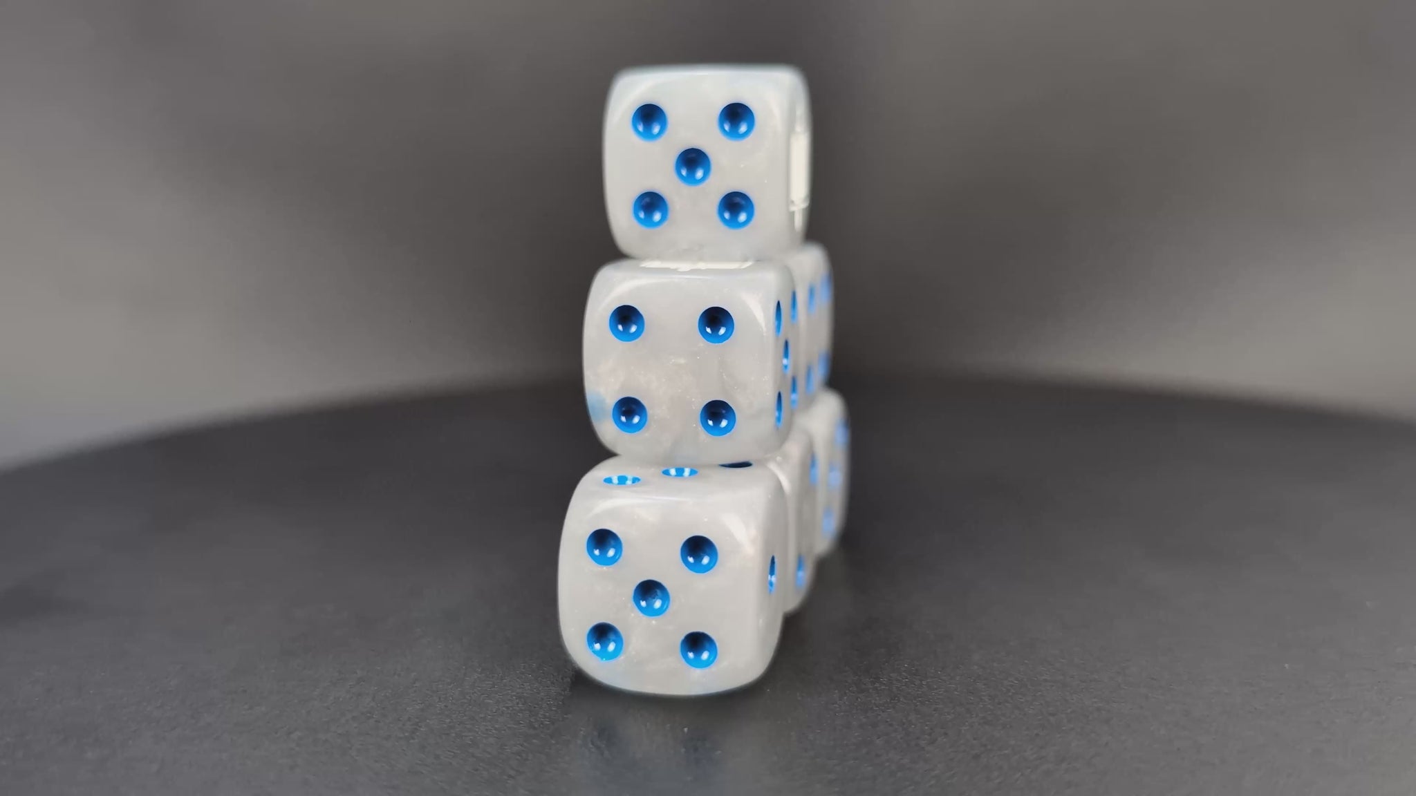 Warhammer Grey Knights dice set for RPGs and grimdark wargames