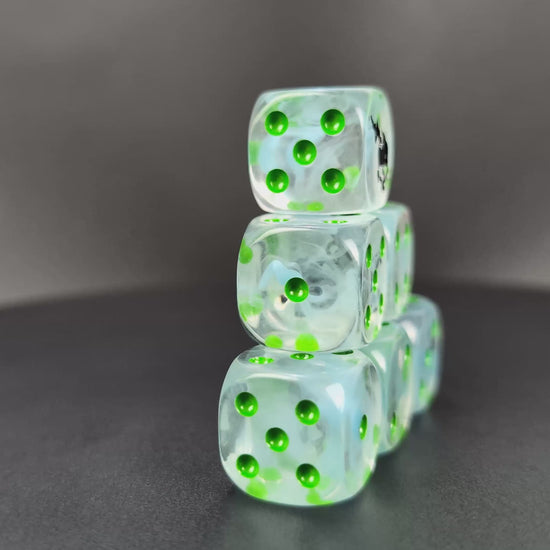 Grimdark wraithborn legion dice set for RPGs and tabletop battles