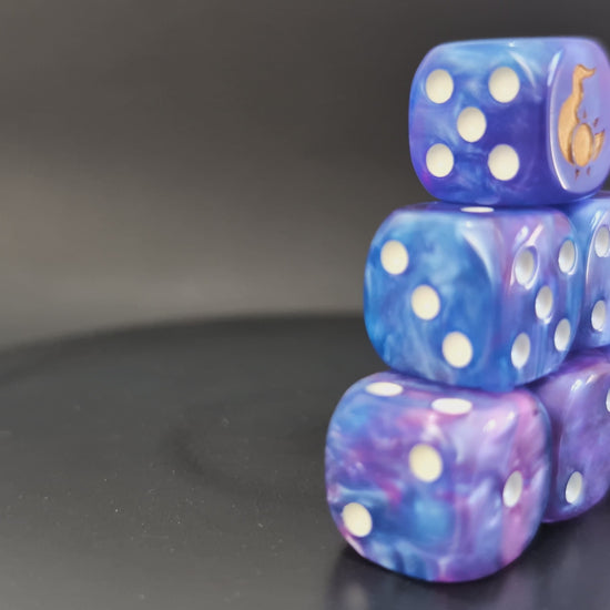 Handmade dice for warhammer-style sorcerers