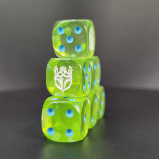 Grimdark spectral legion dice set for RPGs and miniature games