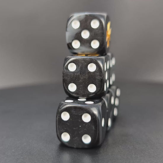 Warhammer Black Templars dice set for RPGs and sci-fi wargames