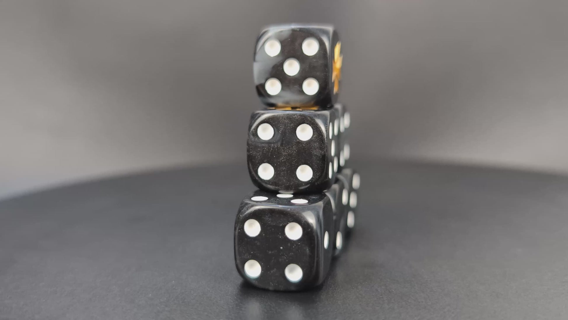 Warhammer Black Templars dice set for RPGs and sci-fi wargames