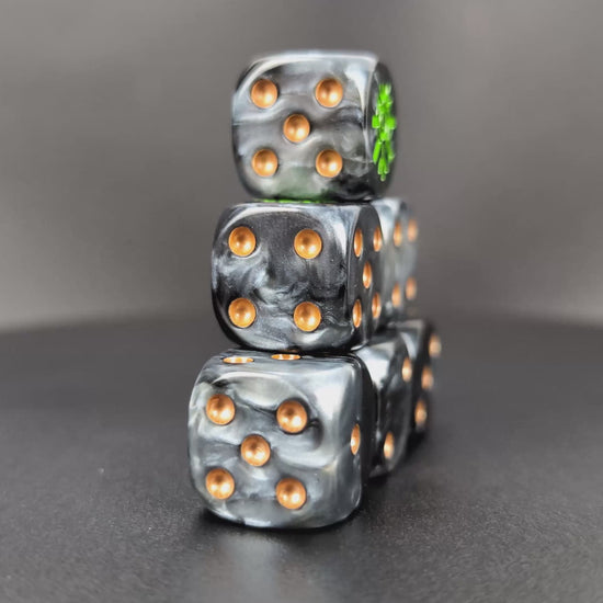 Warhammer Necron dice set for RPGs and grimdark wargames