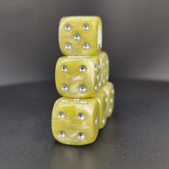 Grimdark boneforged dice set for RPGs and tabletop wargames