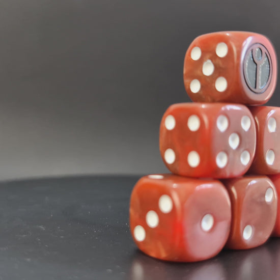 Handmade dice for advanced T’au skirmish play
