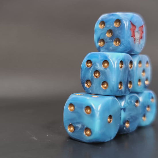 Night raid warband dice set for chaos players