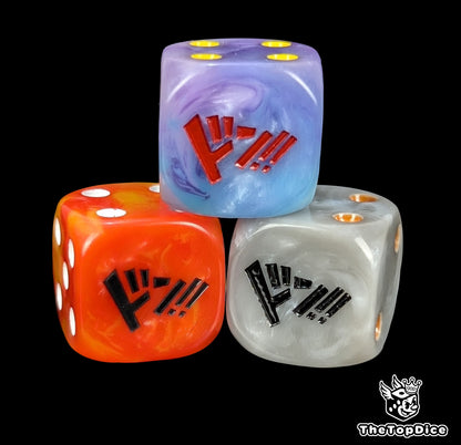 Resin pirate card game counter dice