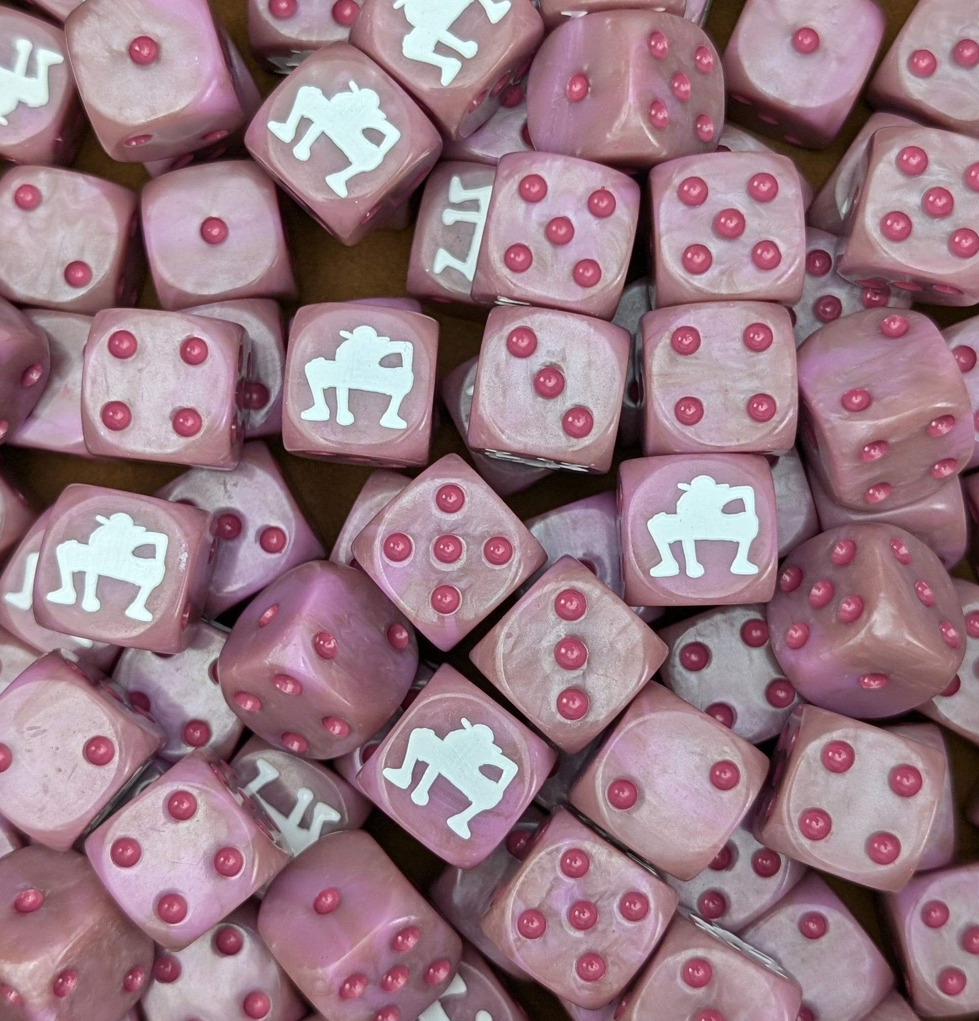 Resin dice for Luffy Gear 2 decks