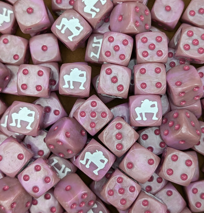 Resin dice for Luffy Gear 2 decks