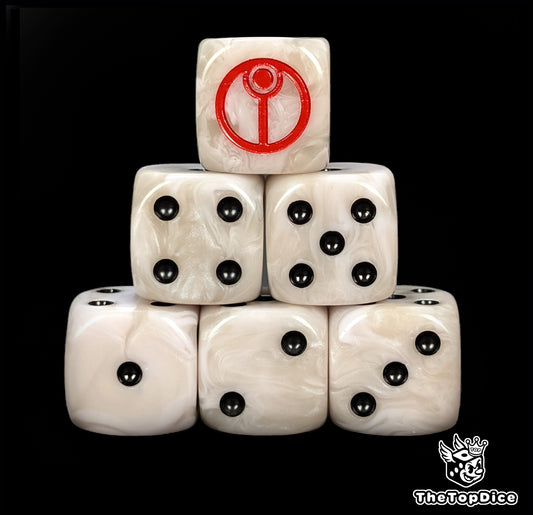 Tau inspired dice set for 40k kill team