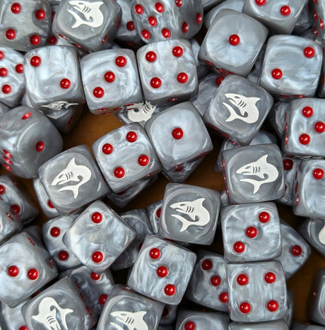 Custom resin D6 dice for sci-fi predator armies