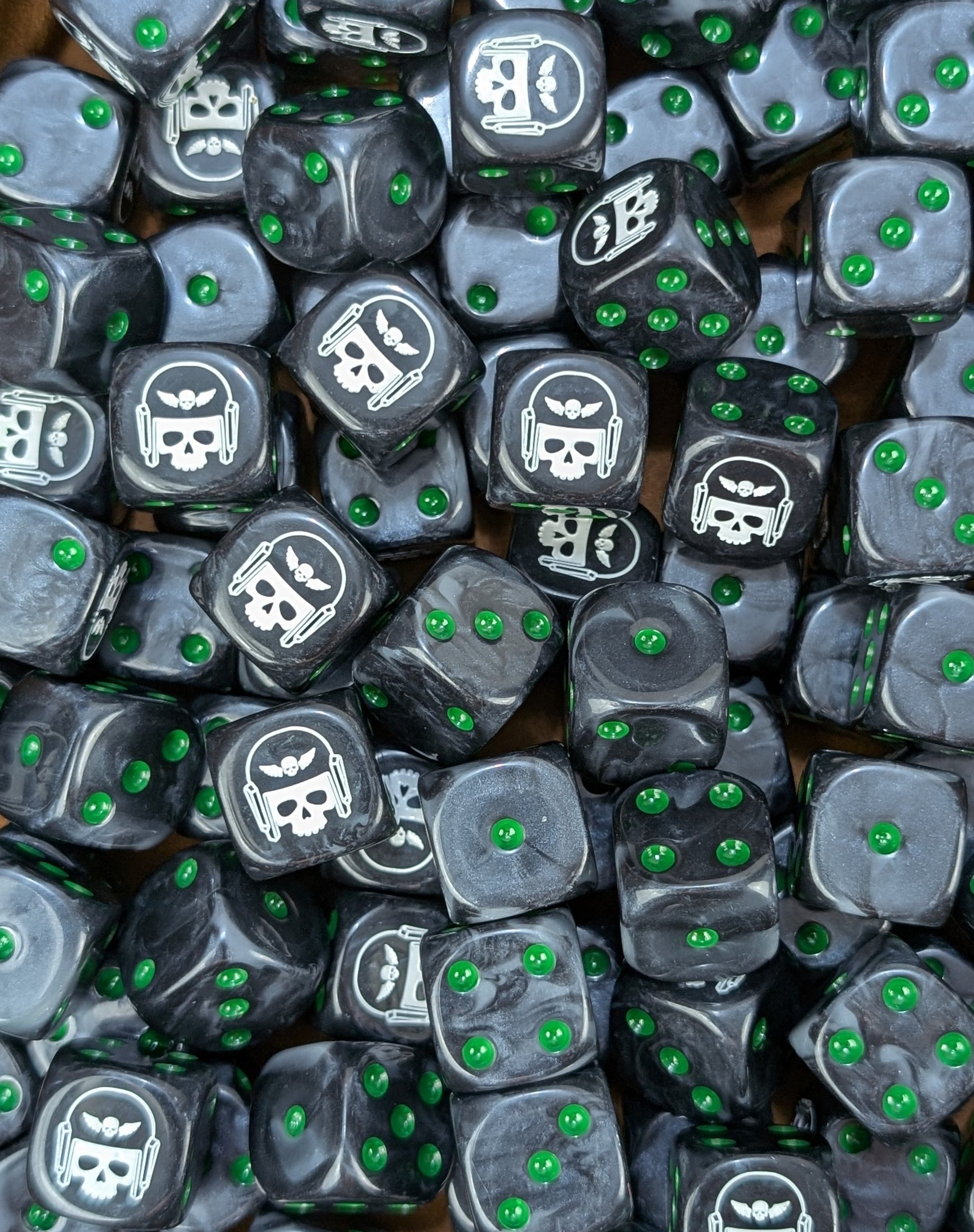 Astra Militarum engraved dice for 40K and Kill Team infantry