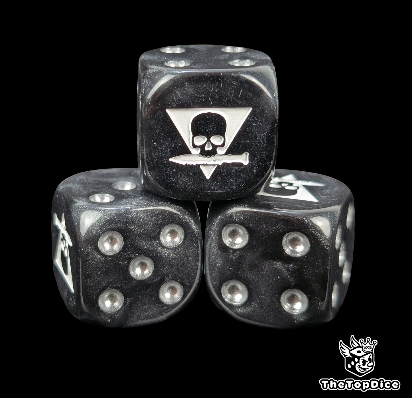 Kill Team engraved dice for Warhammer skirmish battles