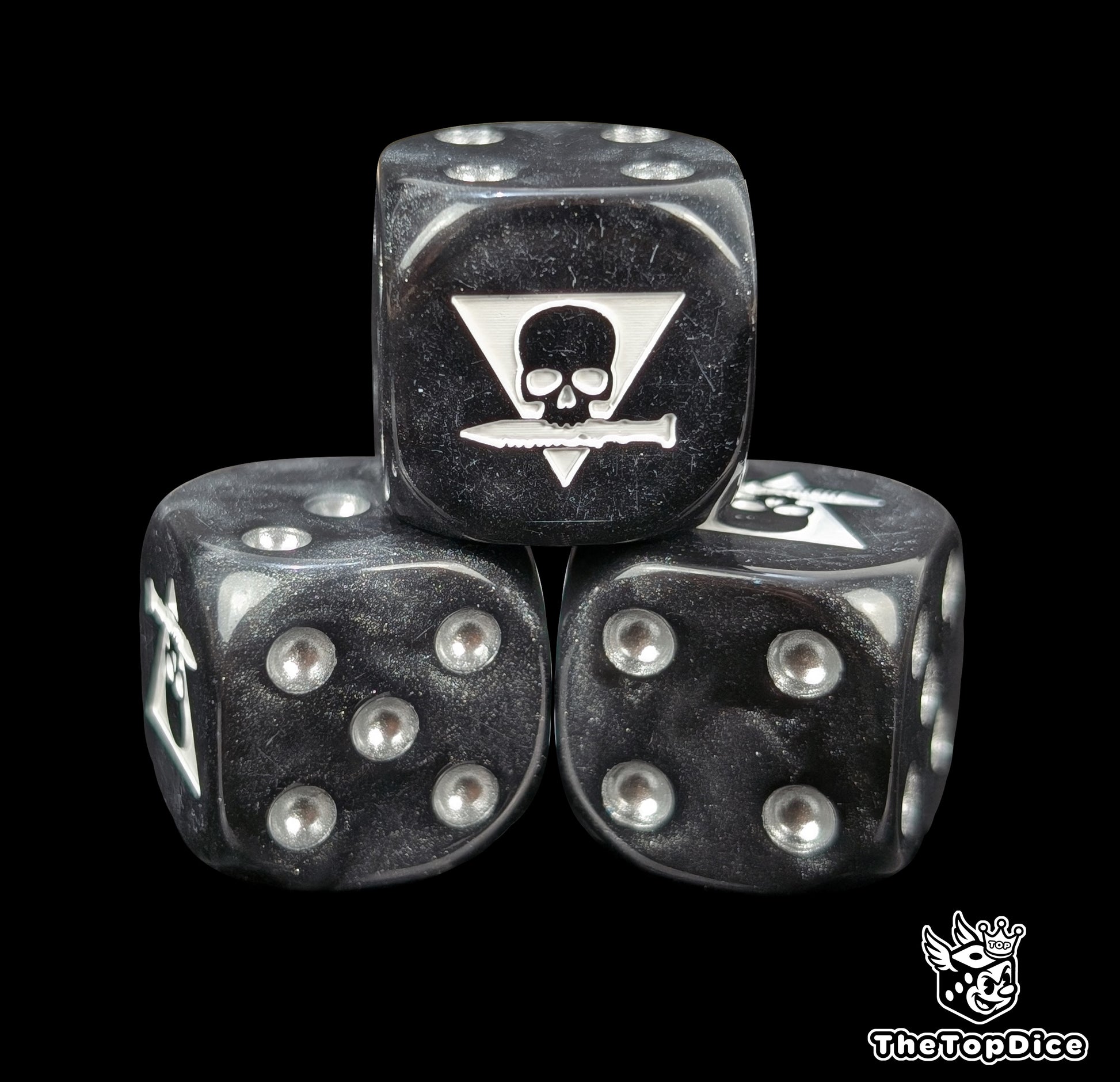 Kill Team engraved dice for Warhammer skirmish battles