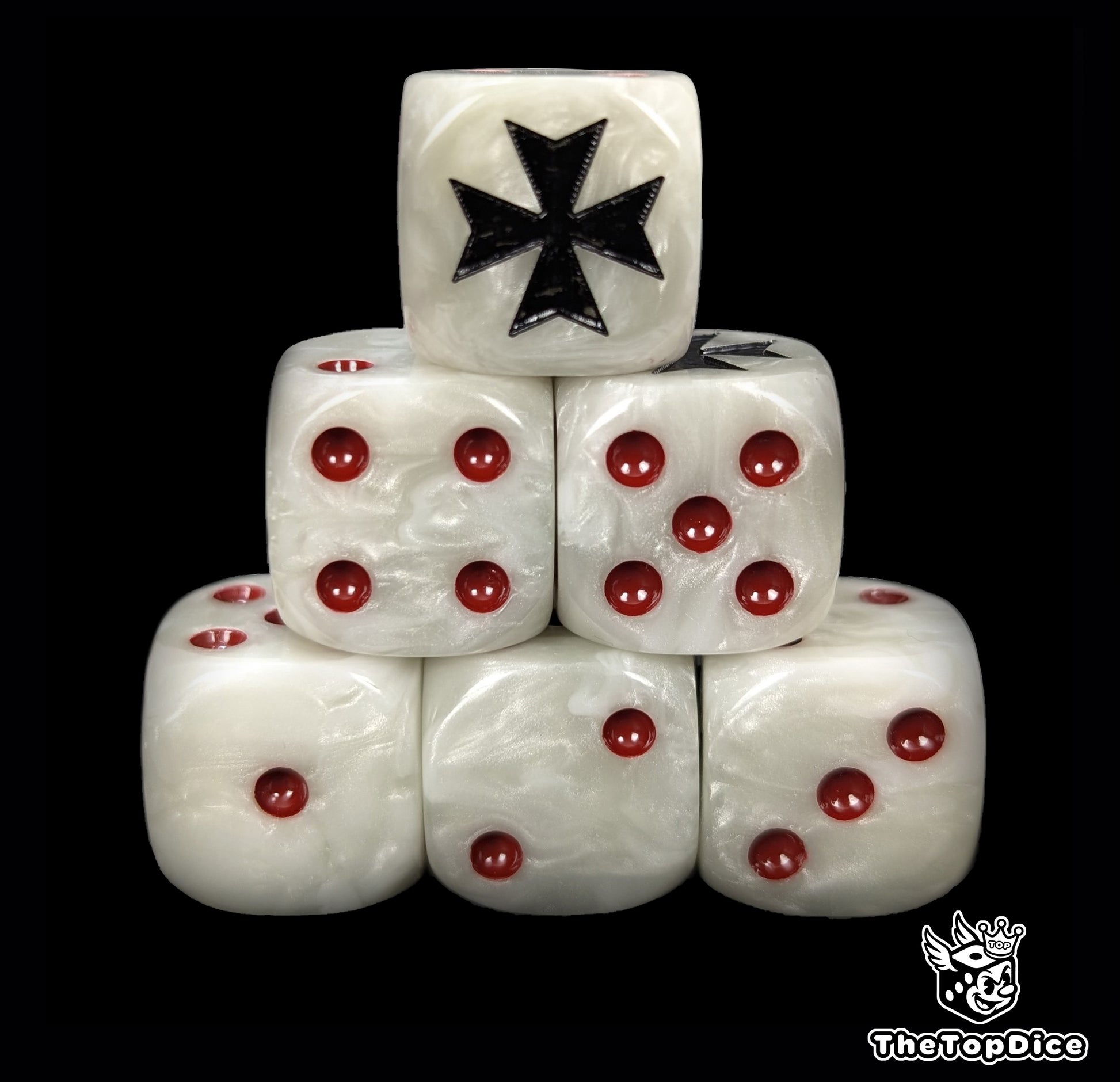 Resin D6 for knight-themed warhammer chapters