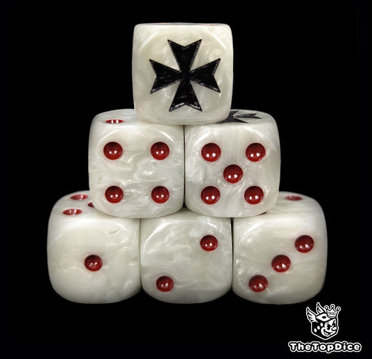 Resin D6 for knight-themed warhammer chapters