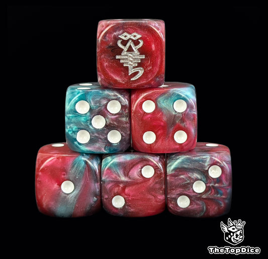 Warhammer Ynnari dice set for rebirth factions